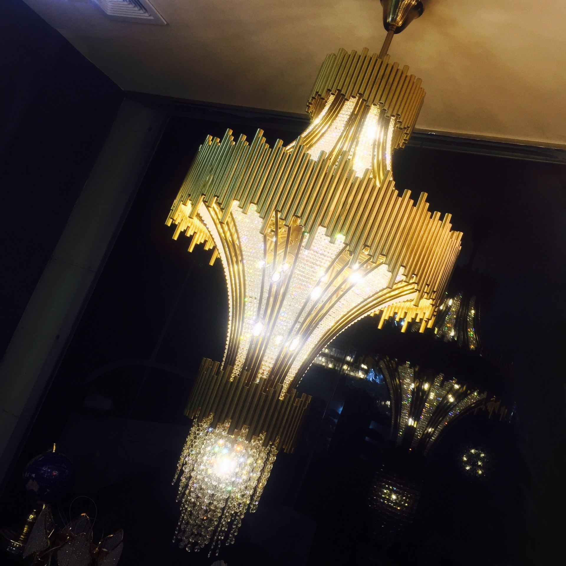 2020 Modern Luxury crystal chandelier Lighting Fixture for High Ceiling Hotel lobby WF-K81