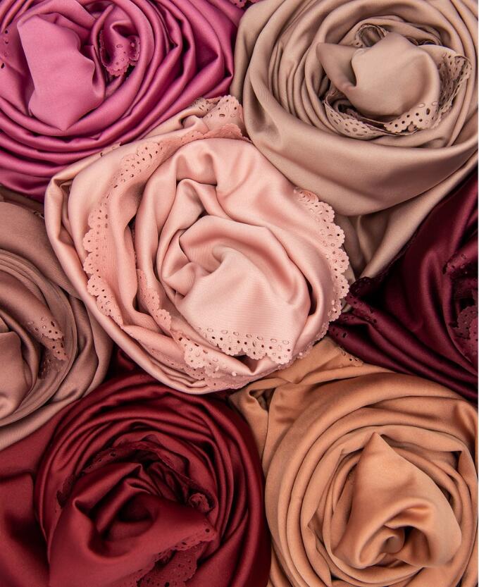 Hijab Bawal Dull matte Satin dari wholesale hijabs scarf (Warm Colour Series)