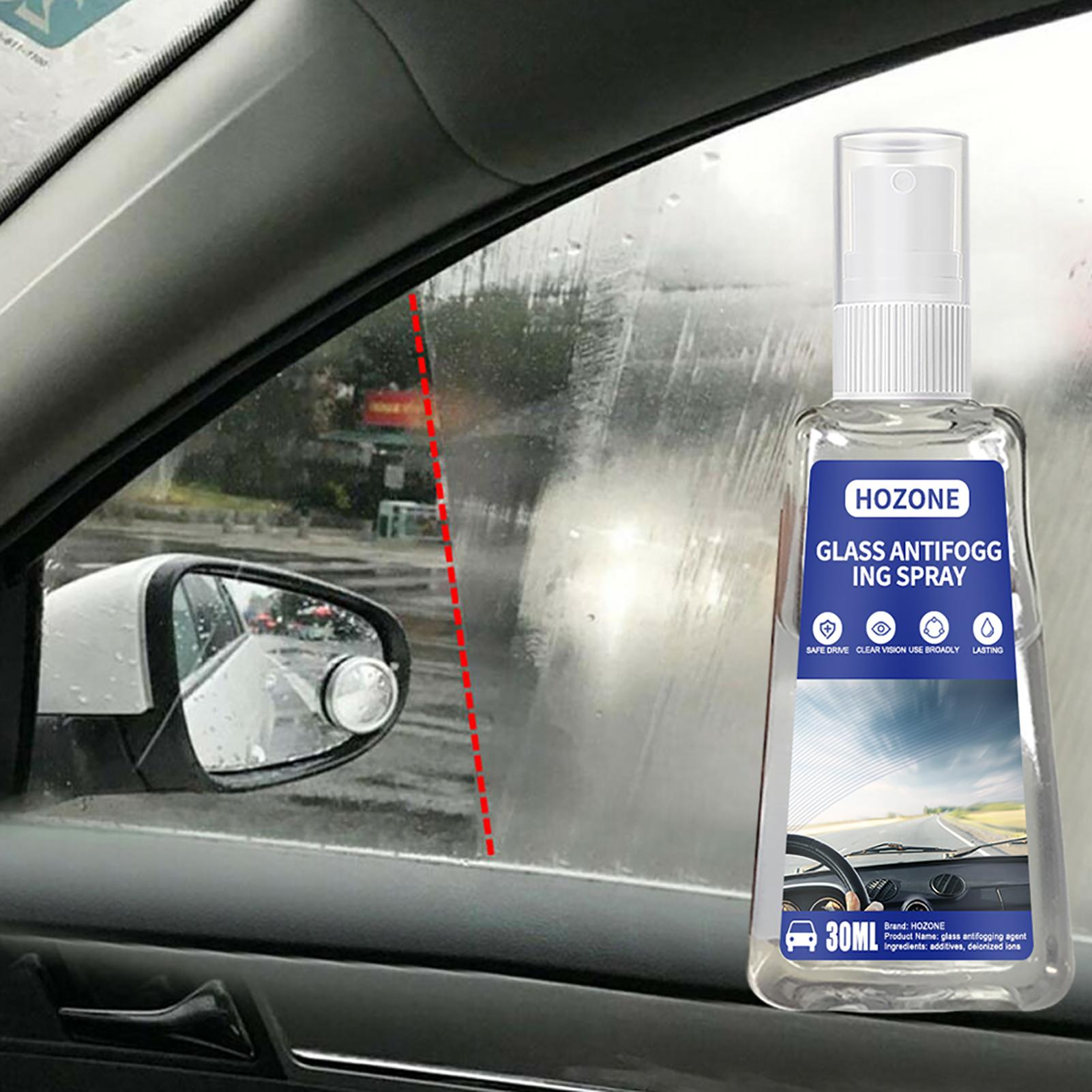 30ml/50ml Solid Car Antifogging Agent Window Mirrors Helmet Glasses Defogging Prevent Fogging Repair Spray Car Anti-rain Cleaner