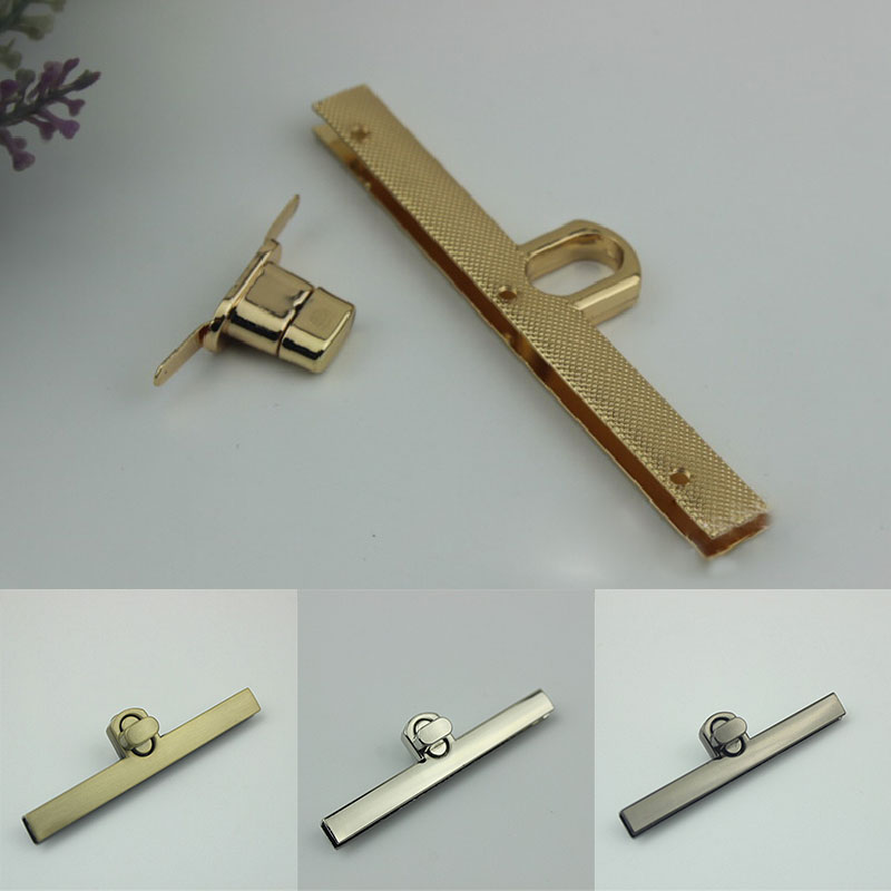 New Metal Clasp Turn Locks Twist Lock for DIY Handbag Craft Bag Purse Hardware Bag Accessories Gold Silver Bag Clasp Wholesale