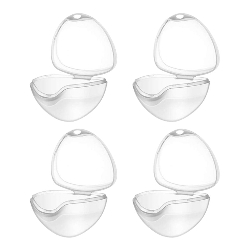 New 4PCS Nipple Storage Box Baby Pacifier Container Portable Dustproof Soother Case