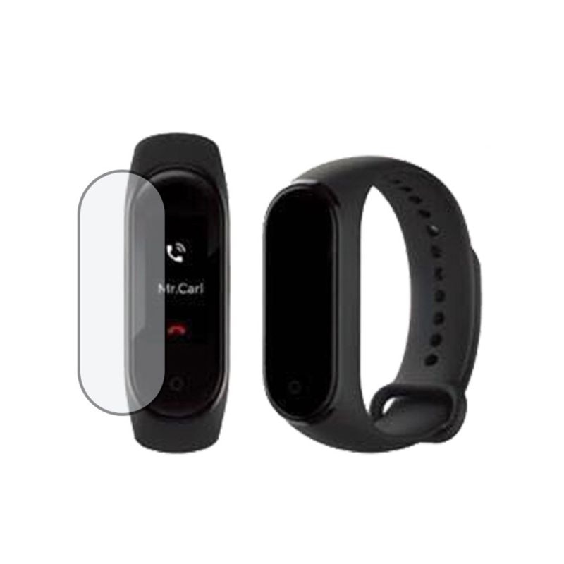 2 Pcs Protective Film Scratch Proof Screen Protector Explosion-proof High Definition Anti-shock for xiaomi Mi Band 4 Miband