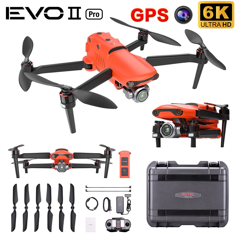 Autel Robotics EVO II/ Pro Drone Camera GPS 6K 8K Ultra HD Video 3-Axis Gimbal Dron EVO 2 Professional 40min 9KM RC Quadcopter