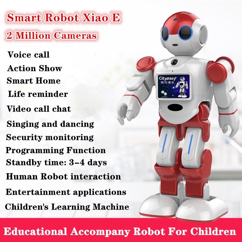 Voice-Controlled Robot child Learning Machine Singing Dancing Action Performance Smart Robot 2 Million Camera Robots toys gifts