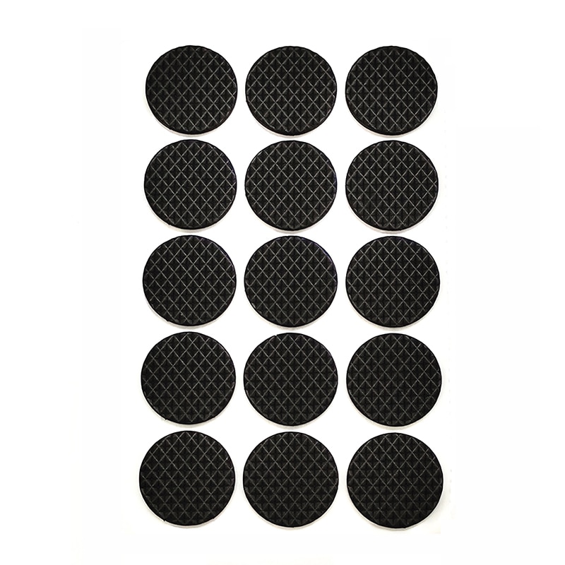 Round Square Black Self Adhesive Furniture Leg Feet Rug Felt Pads Anti Slip Mat Bumper Damper for Chair Table Protector Hardware