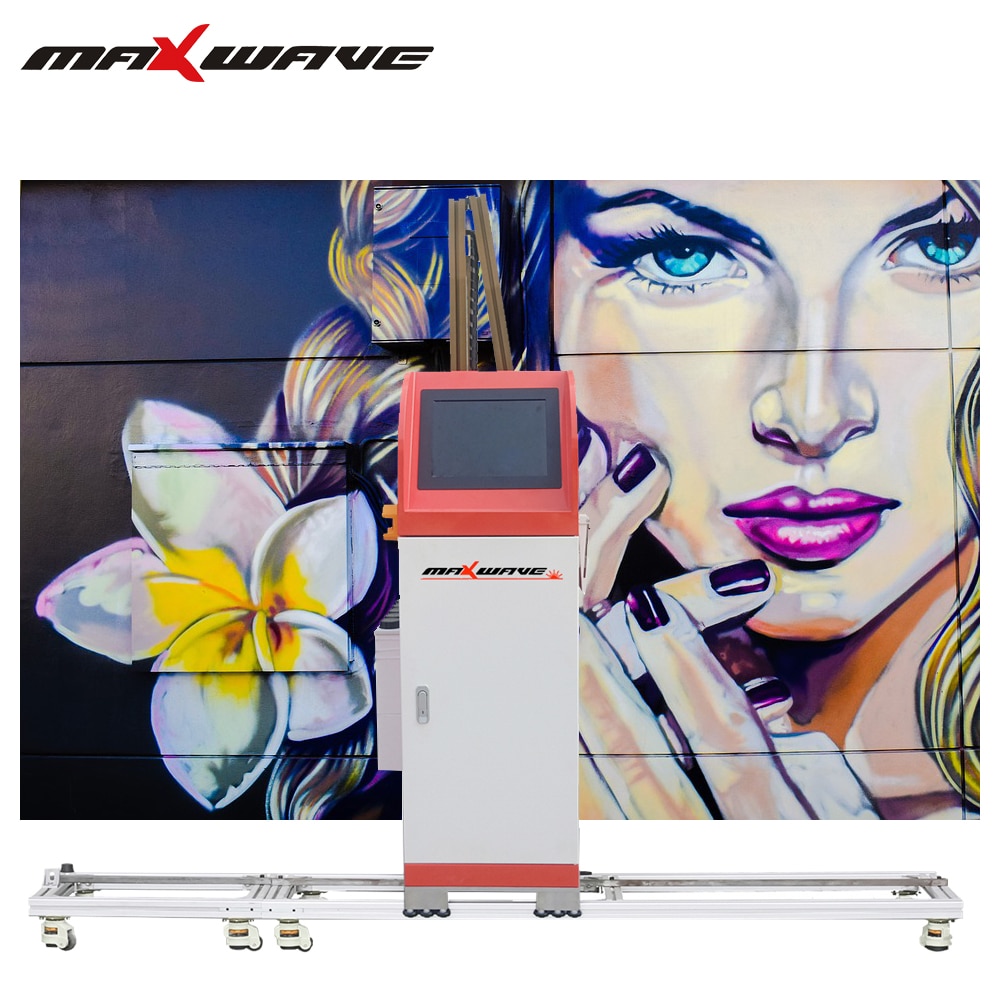 New Design UV Wall Printing Machine 3D Vertical Printing Image In Wall Glass Metal Sheet