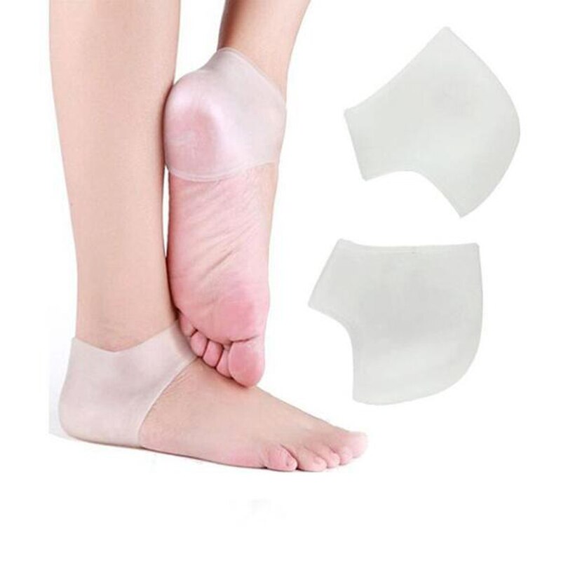 Hot Silicone Heel Socks Cracked Foot Skin Care Protector Pad Heel Pads