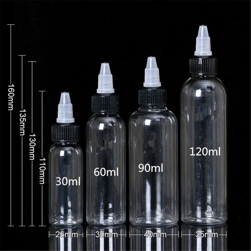 Model Paint Mixed Bottle Empty Paint Bottles Storage Bottle 30ml 60ml 90ml