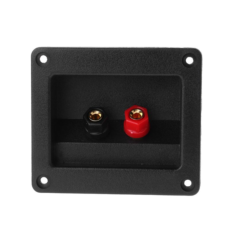 2021 Terminal Cup Connector Parts Express Spring Double Binding Posts Gold Twist Banana Jacks Recessed Speaker Box Black