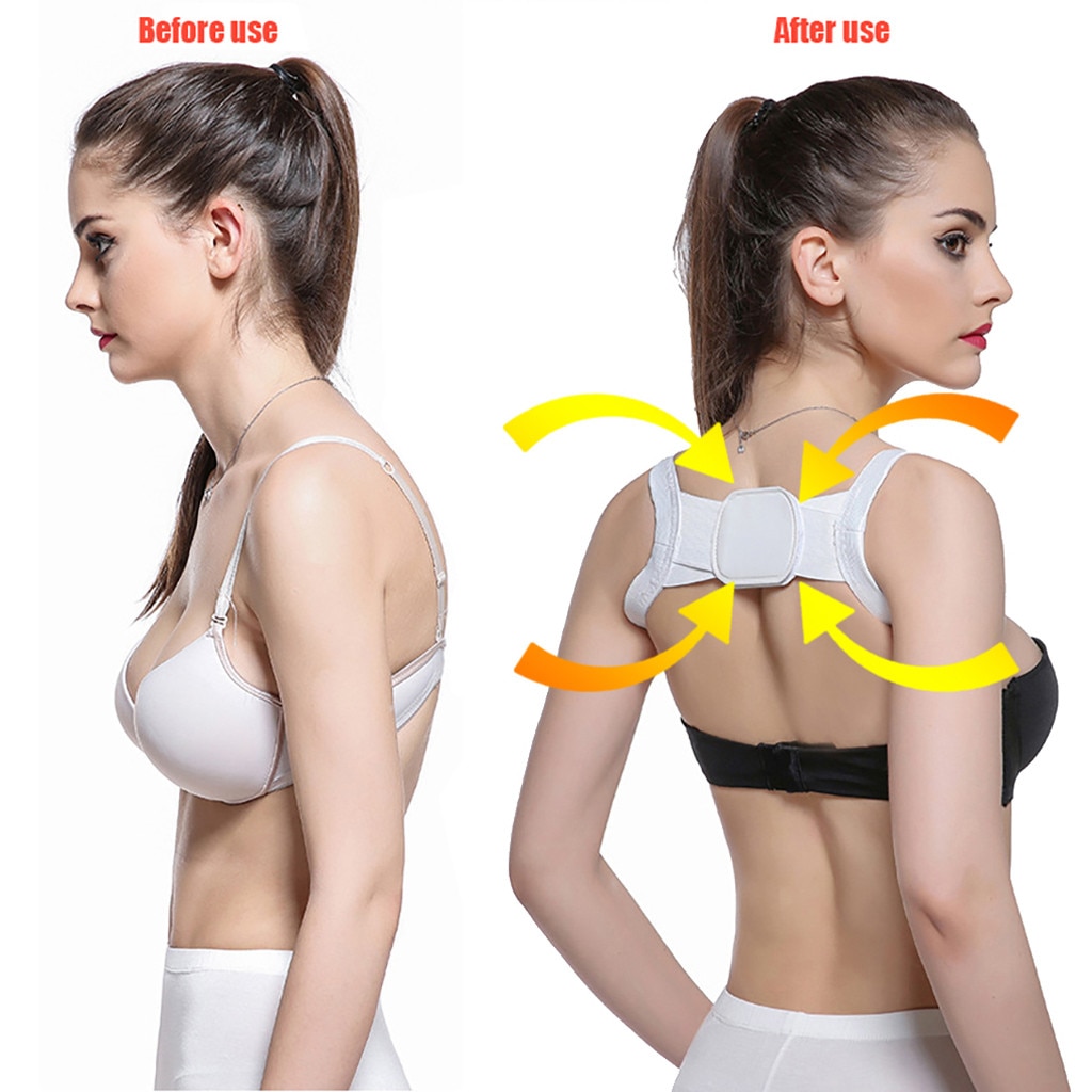 Posture Corrector Device Comfortable Back Support Braces Shoulders Chest Belt Comfortable Back Support Braces Shoulders Chest