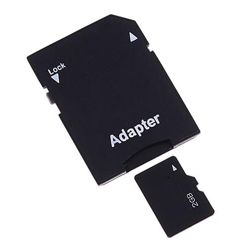 New 2 Pcs Micro SD TransFlash TF Card to SD SDHC Memory Card Adapter Converter