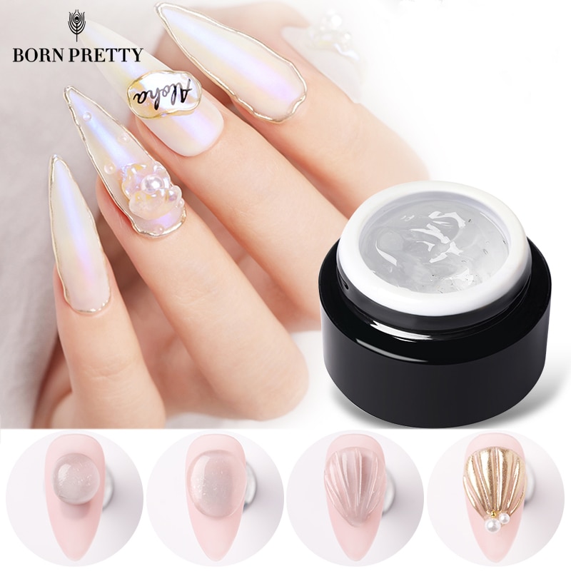 BORN PRETTY PVC Soft Solid Gel Polish 5ml Nail Art Soak Off Nail Gel Polish Thermal Color Changing Gel Varnish Soak Off Gel