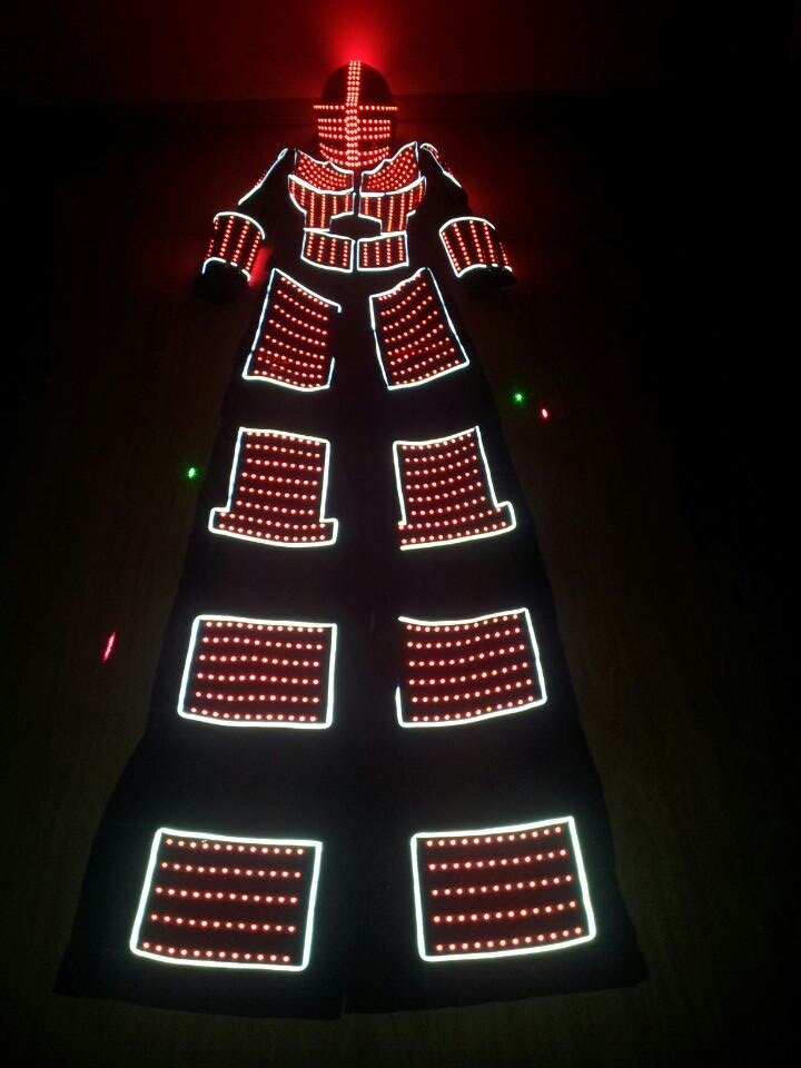 Kryoman costume /Free shipping LED ROBOT / LED Robot suits / Robot suits