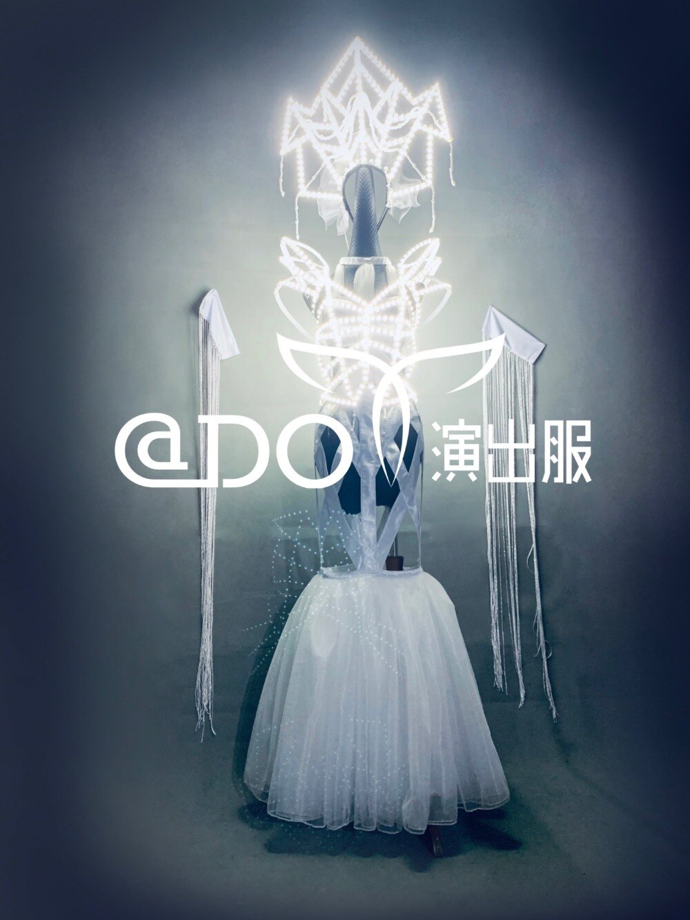 Bar nightclub technology light up stage dance wear LED luminous costumes goddess GOGO show costume