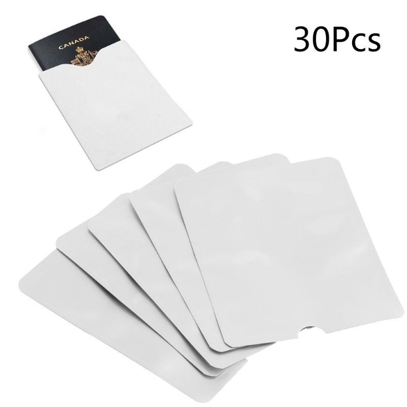 5Pcs/Lot Passport Secure Sleeve Holder Anti Scan RFID Blocking Protector Cover LX9F