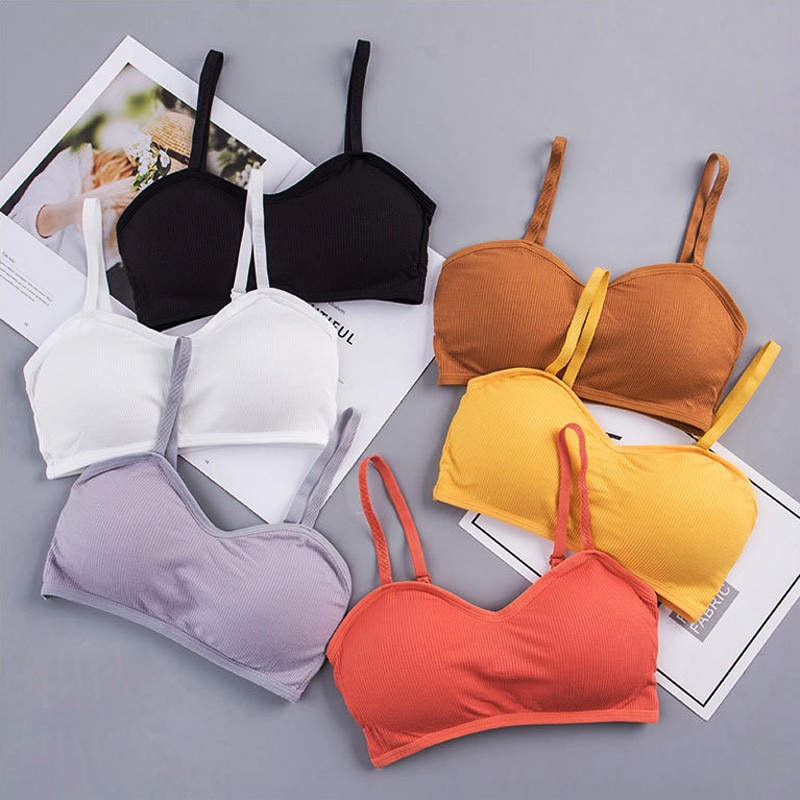 Seamless Sports Underwear Fashion Women Gather Sexy Lingerie Bra Tube Tops Summer Female Wrapped Chest Beauty Back Bras