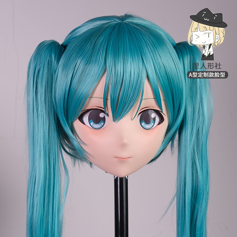 (A-a9)Quality Handmade Full Head Female/Girl Resin Japanese Cartoon Character Animego Cosplay Kigurumi Mask Crossdresser