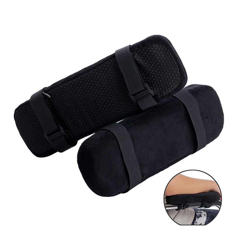 1 Pc Chair Armrest Pads Arm Rest Covers For Office Chair Armrest Chair Cushion Pad Memory Foam Elbow Pillow Support Elbow Relief