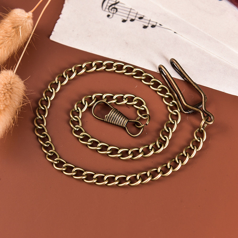 1pc Bronze Alloy Chain FOR Antique Quartz Women Mens Vintage for Pocket Watch