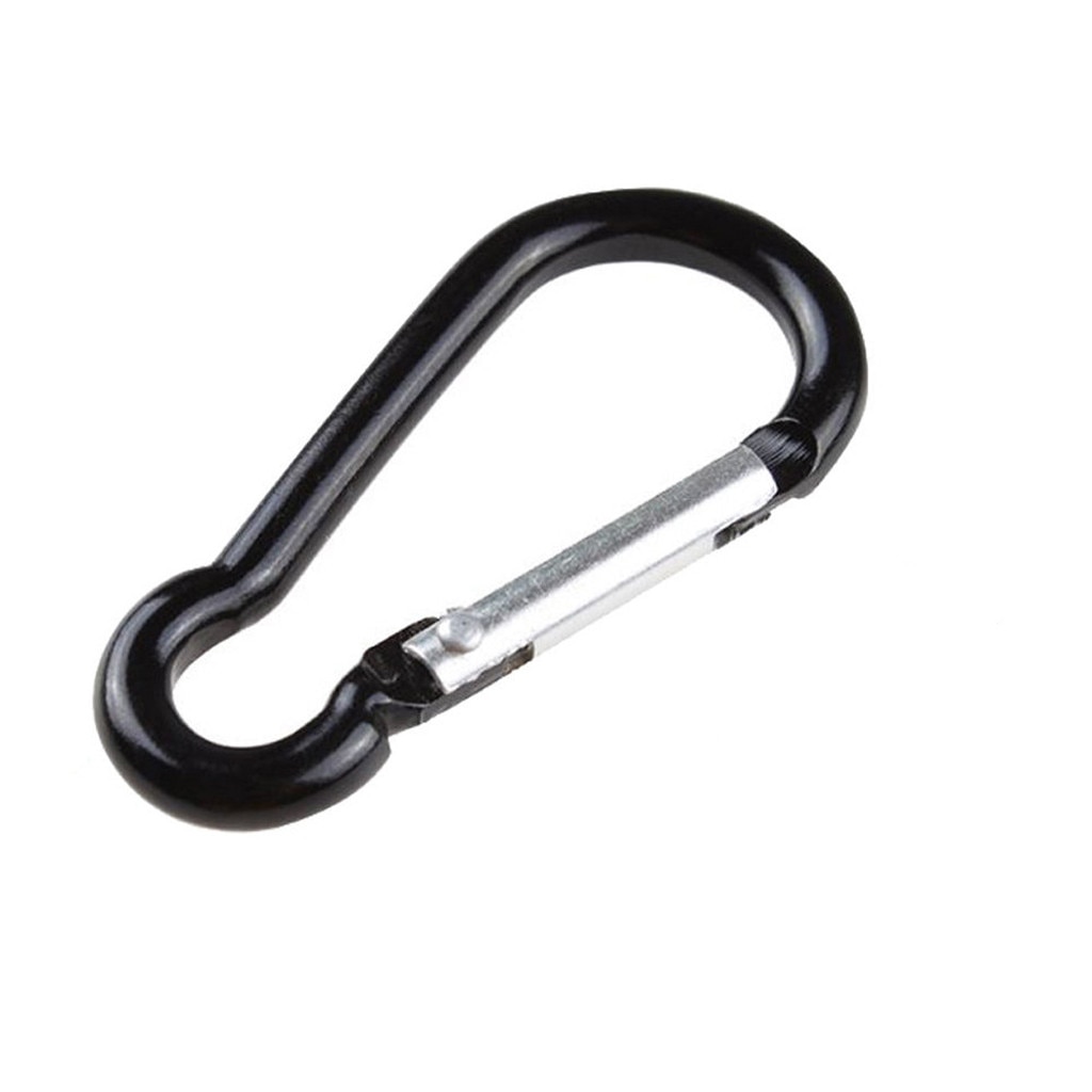 1Pcs Aluminum Snap Hook Carabiner D-Ring Key Chain Clip Keychain Hiking Camp Mountaineering Hook Climbing Accessories