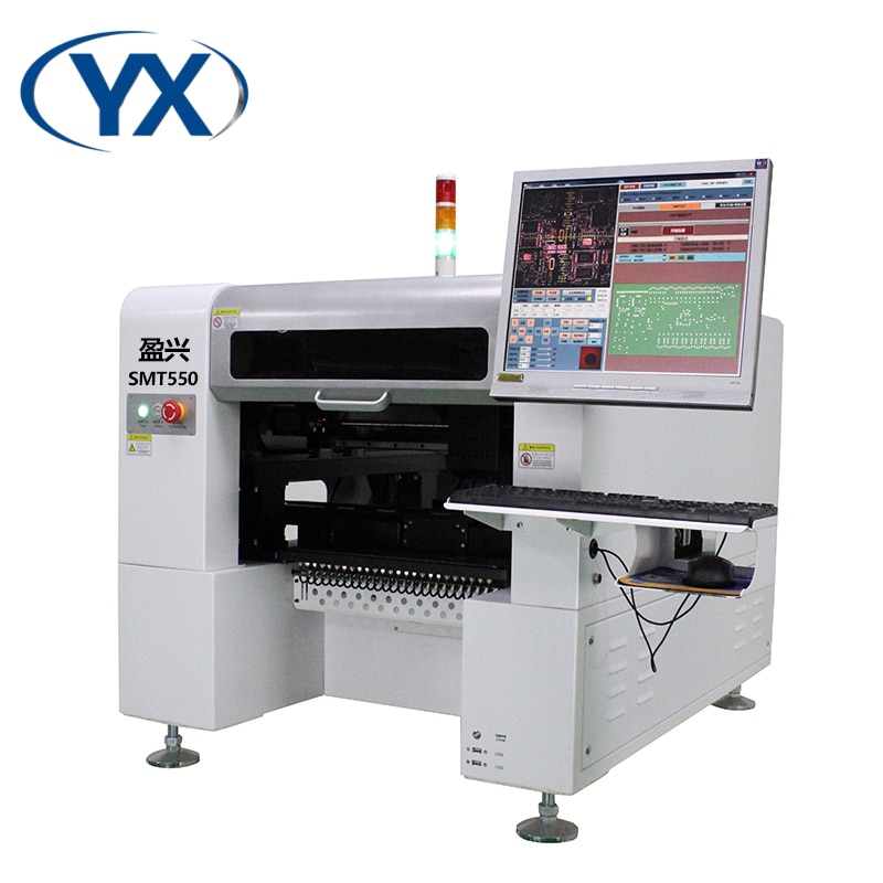 SMT SMD Soldering Machine with 4Heads and Servo Motor 50 Feeders Chip Mounting Machine Pick and Place