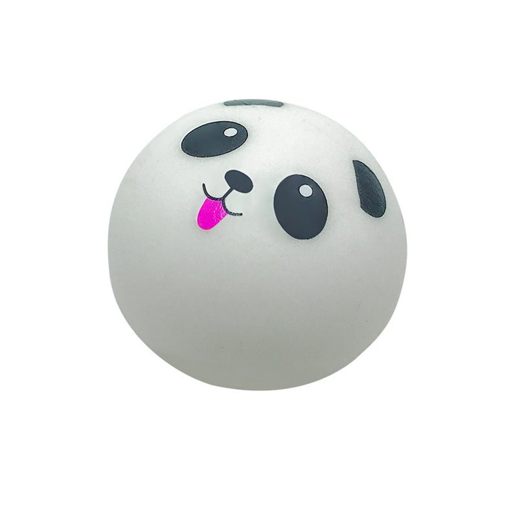 Squishy Panda Bun Stress Reliever Ball Slow Rising Decompression Toys PU Key Chains Kids Toy Squeeze Healing Toy