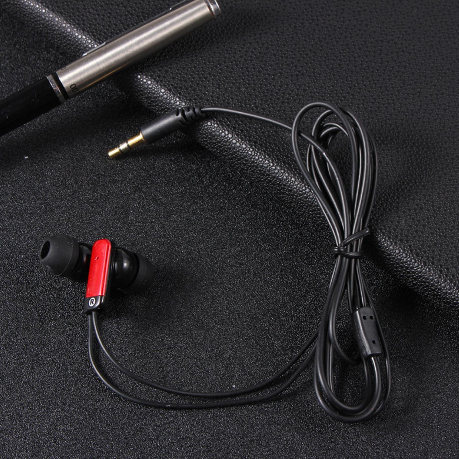 Universal In-ear Noise Reduction Heavy Bass Stereo Wired Headset for MP3 Phone