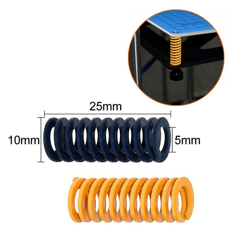 3D Printer Parts Spring Heated Bed Hot Plate 3D Printer Accessories Suitable For CR10 CR-10 CR-10S