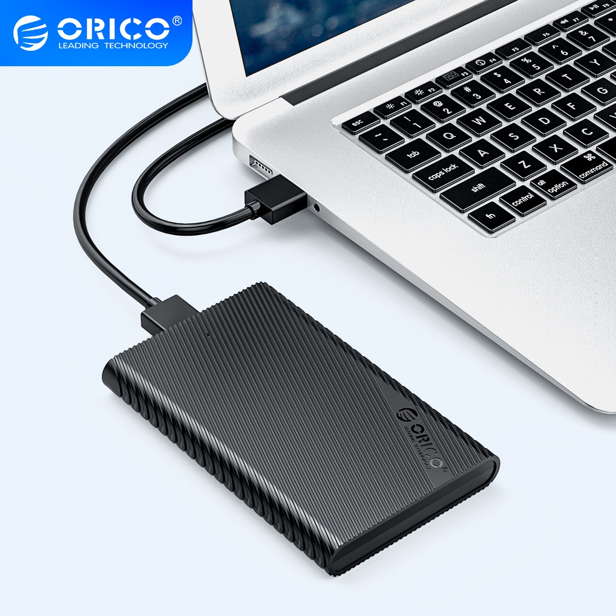 ORICO 2.5 inch Externl HDD Case 5Gbps USB3.0 HDD SSD Adapter with Auto Sleep UASP 4TB HDD Enclosure
