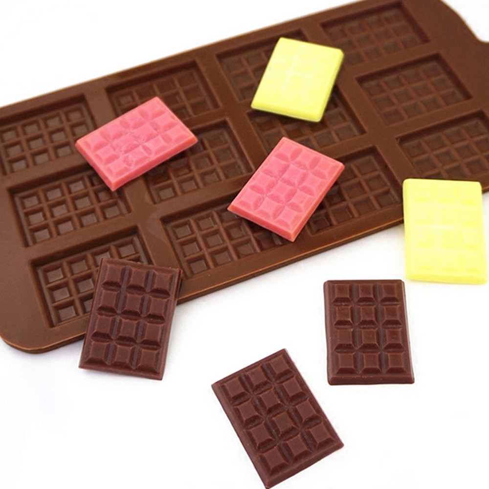 12 Even Silicone Mold For Cake Pastry Baking Chocolate Candy Fondant Bakeware Waffle Dessert Mould DIY Decorating Cake Tools