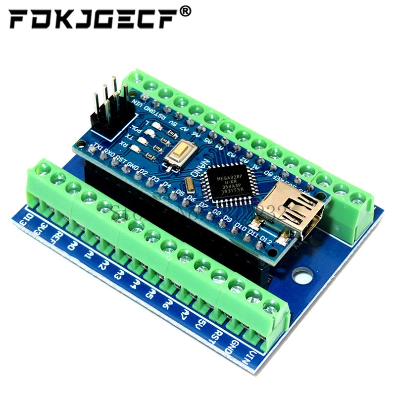 NANO V3.0 3.0 Controller Terminal Adapter Expansion Board Simple Extension Plate For Arduino AVR ATMEGA328P