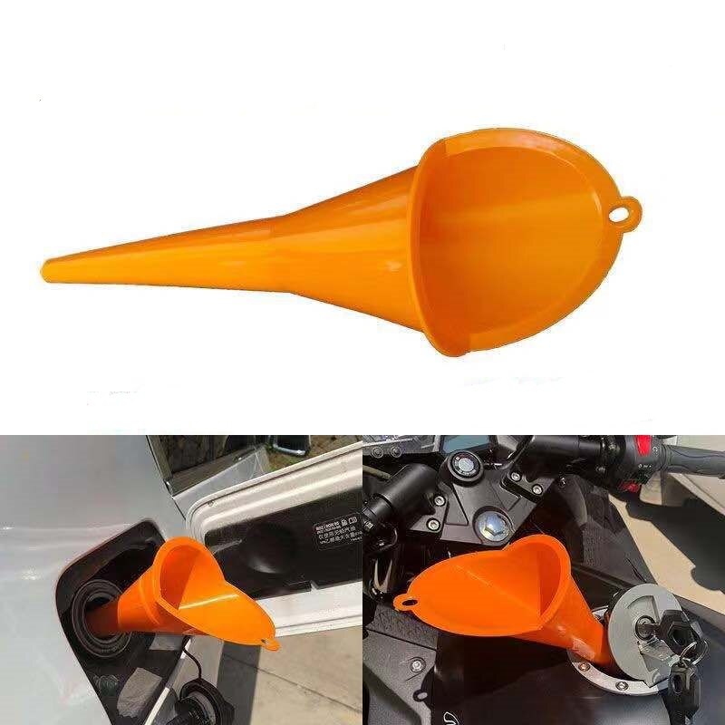 Car Long Mouth Funnel Plastic Refueling Oil Liquid Spout Diesel Filling Tool Motor General Motorcycle Car Accessories