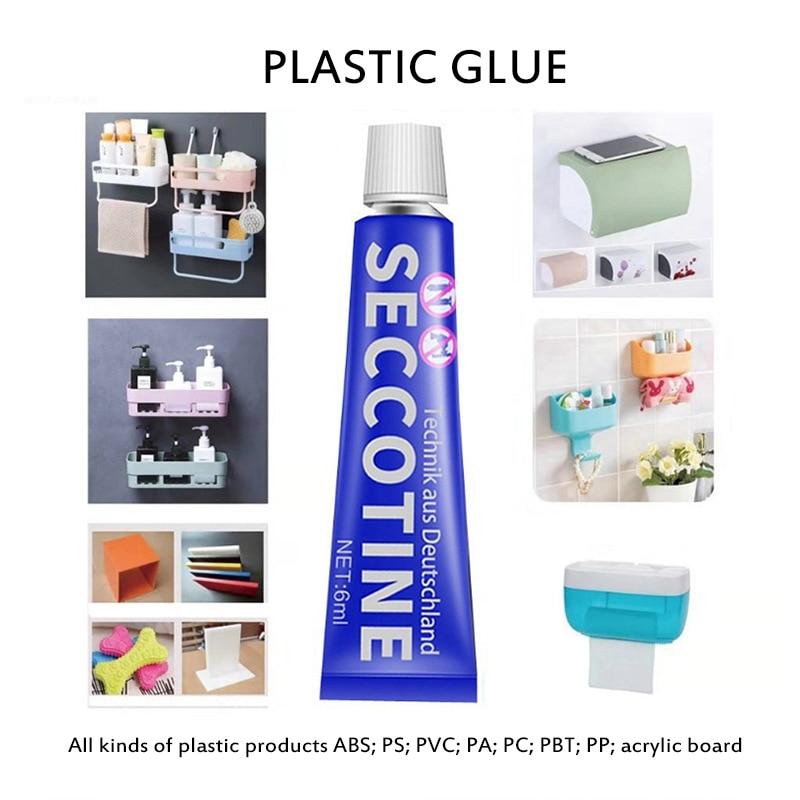 Hot Sale Quick-drying Household White Glass Glue ABS Plastic Strong Nail-free Glue Hardware Bathroom All-purpose Glue TSLM1