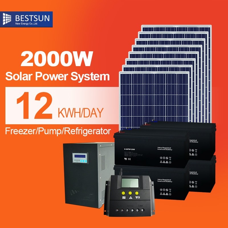 2kw solar generator 2000 watt /portable small 2k solar system solar system 2KW