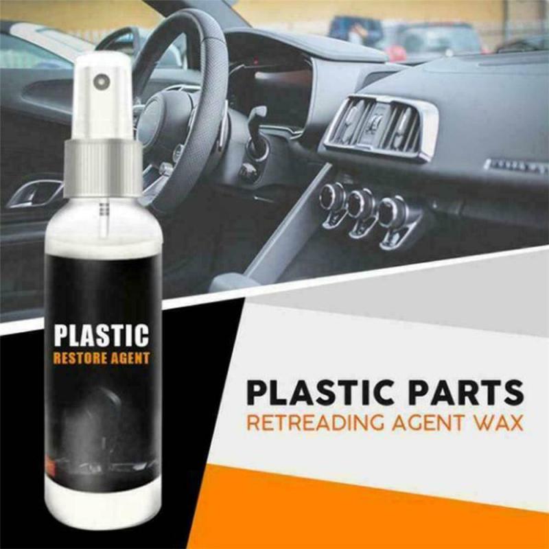 30ML Auto Interior Plastic Plastic Parts Wax Retreading Agent Renewed Plastic Restore Car Paint Car Refurbishing Agent Accessori