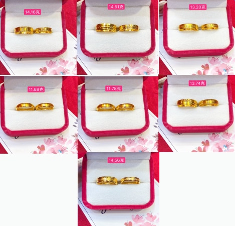 HX 24K Pure Gold Ring Real AU 999 Solid Gold Rings Elegant Shiny Heart Beautiful Upscale Trendy Jewelry Hot Sell New 2020