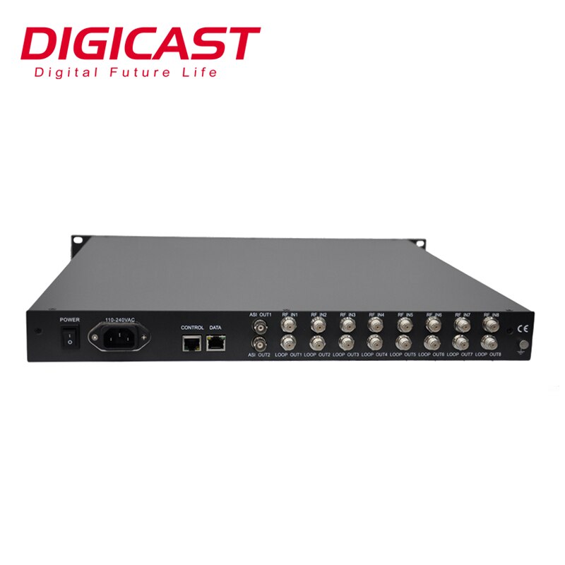 IPTV Headend Broadcasting Equipment DVB-S2 Professional Satellite Receiver T DMB TV Tuner IRD IPTV Output Satellite Receiver