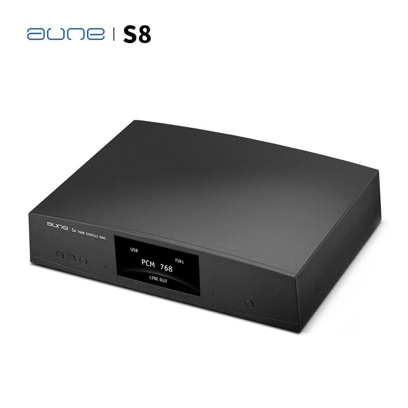 AUNE S8 Usb DAC Full Innovation Low Phase Noise PLL True Synchronization Focused ES9038PRO ASRC Chip Hifi Music DAC Decoder