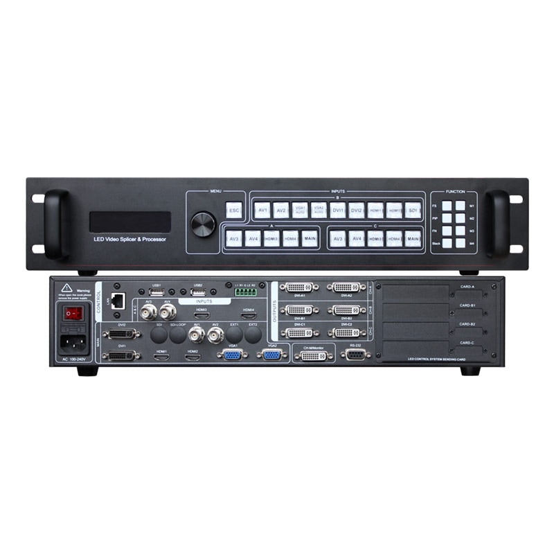 Led Video Splicer AMS-SC359 SDI Optional Multi-Window Video Wall Processor for Stage Rental Event LED Screen Best Choice