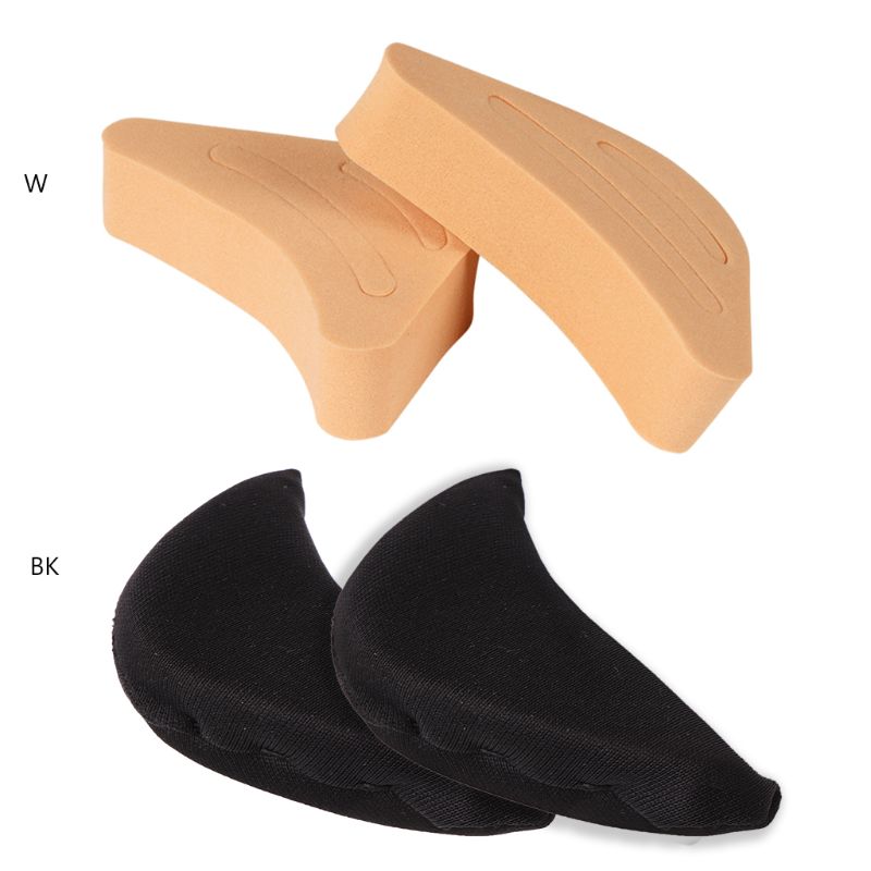 2Pcs/Pair Women High Heel Half Forefoot Insert Toe Plug Cushion Pain Relief Protector Big Shoes Toe Front Filler Adjustment With