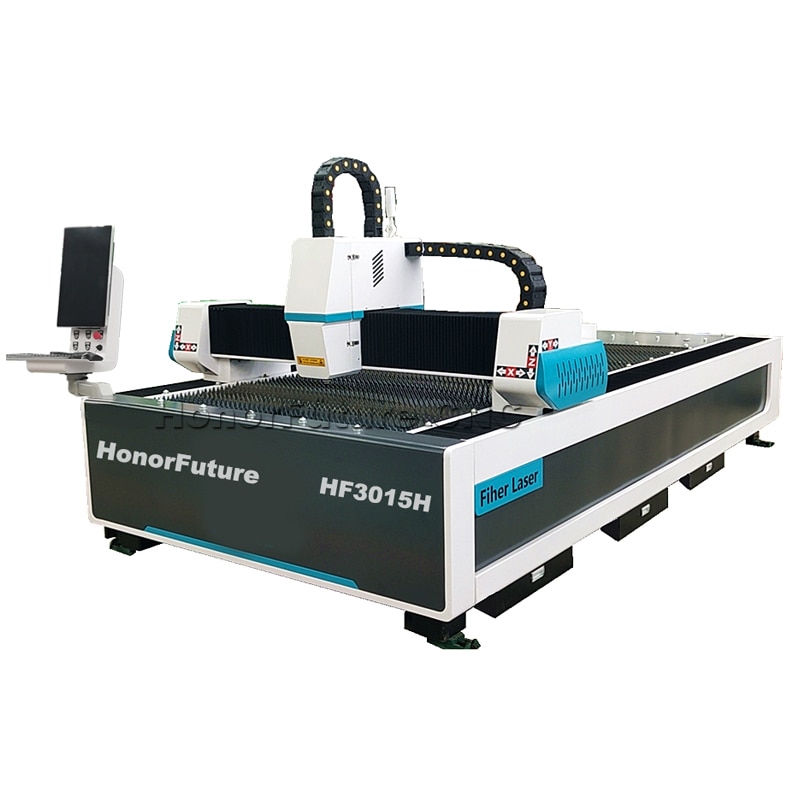 Sheet Metal Fiber Laser Cutting Machine CNC 1530 1325 500W 1000W 2000W