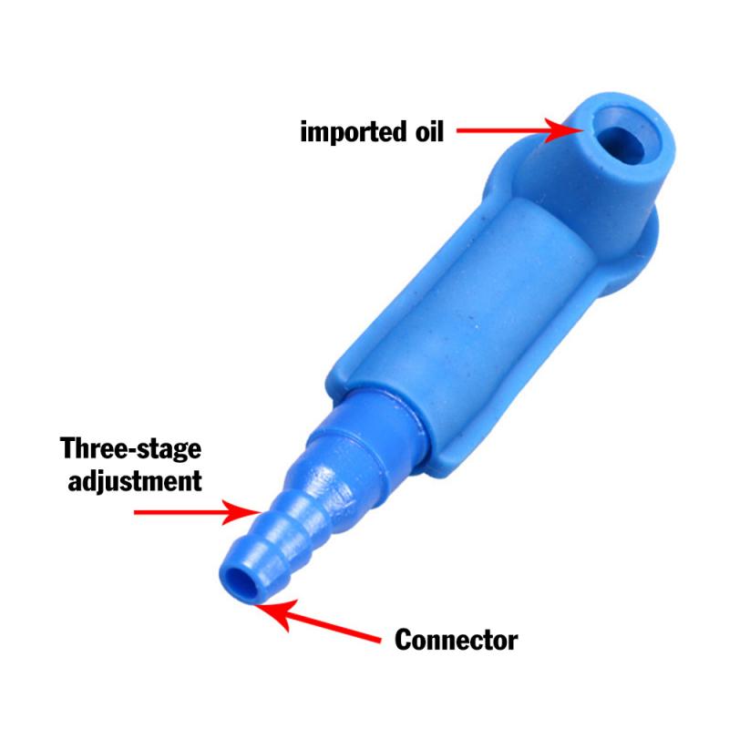 4.8mmBrake Oil Replacement Machine Parts Brake Oil Change Tool Joint Special Blue Joint For Brake Oil Suction Pipe Engine Change