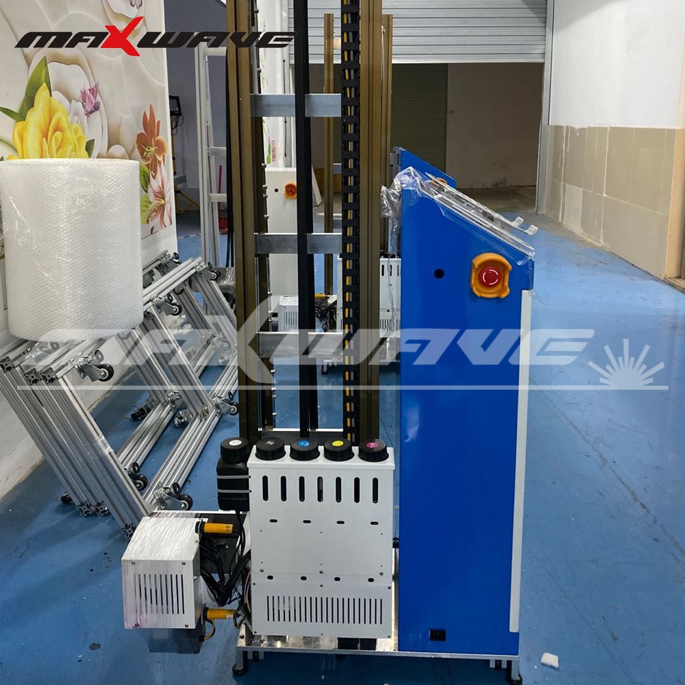 Maxwave Laser Factory Supply High quality UV vertical wall painting machine wall printer direct to lime, cement, tiles wall