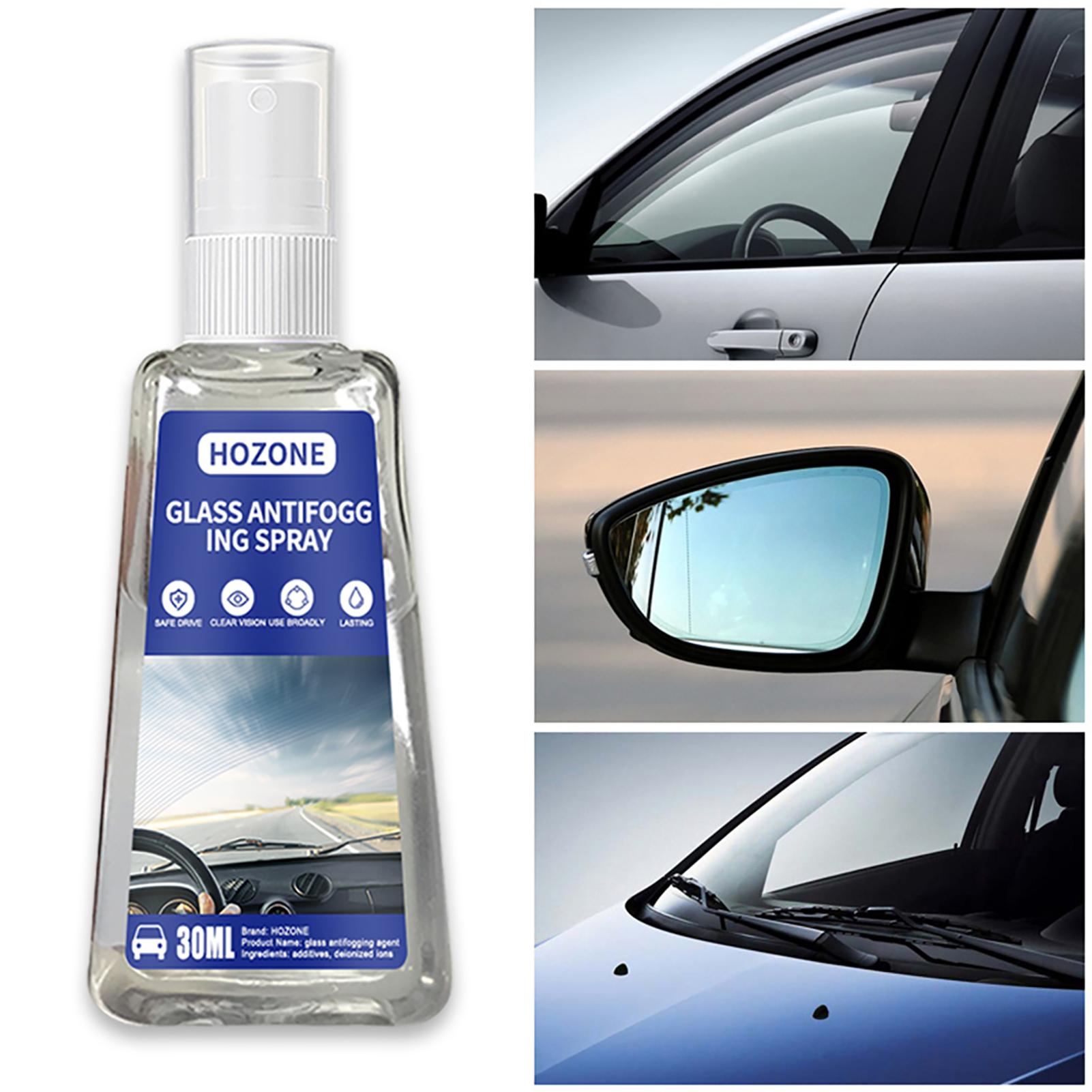 30ml Glasses Car Headlights Windshield Rearview Mirror Defogging Cleaner Glass Anti-fog Agent Car Nanos Hydrophobic Coating Spra