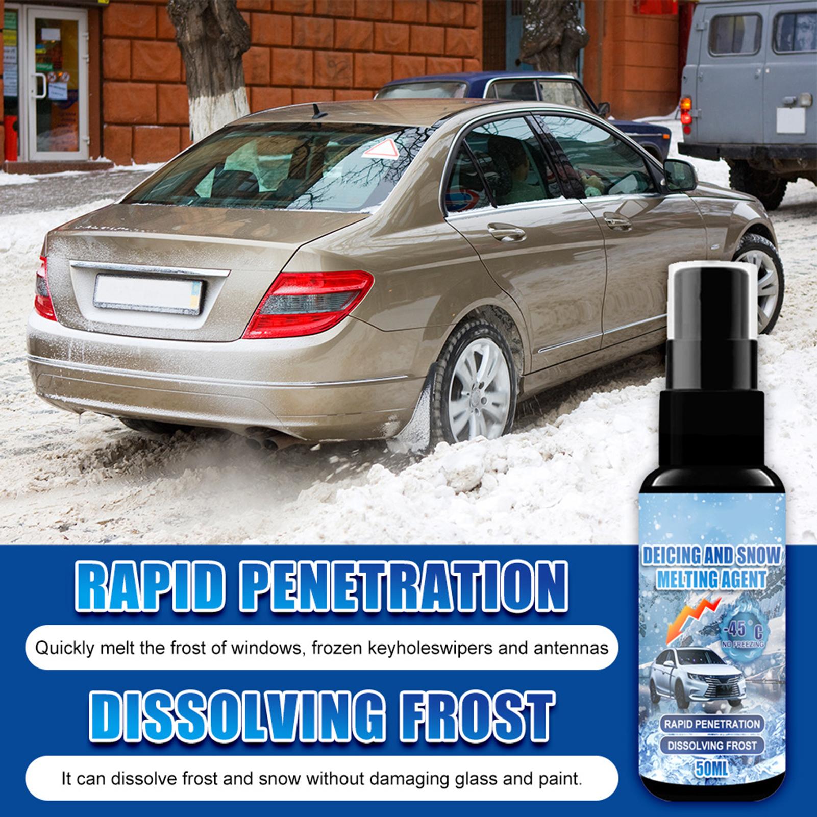 Snow Remover Deicing Tool Removal Car Glass Window Windshield Ice Cleaner Spray Antifogging Agent