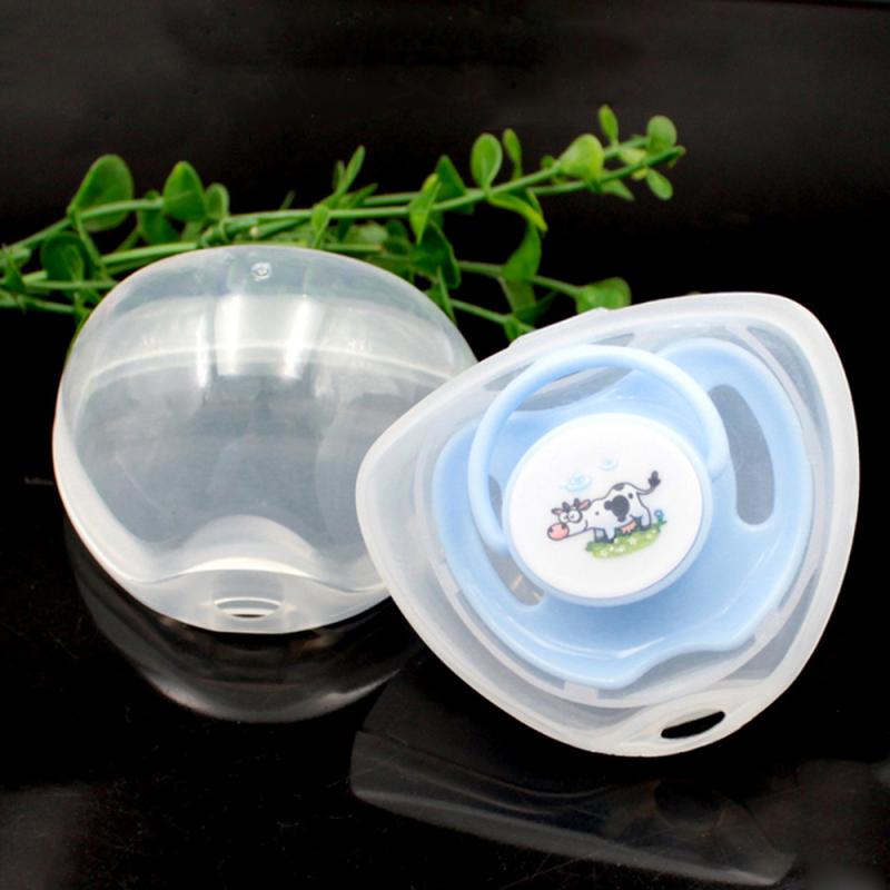 Portable Baby Pacifiers Box Infant Boy Girl Pacifier Case Cot Baby Pacifier Holder Box Soother Container Holder Pacifier