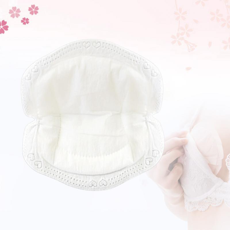 Breast Feeding Disposable Breast Nursing Pads Breathable Slim Super Absorbency Cotton Breast Pad Wood Pulp Cotton Nursing Pads