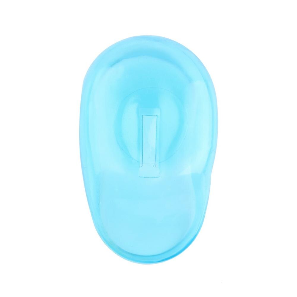 2PCS/Pack Disposable Silicone Salon Clear Ear Cover Ear Protection Hair For Shower Hair Color Styling Tool Accessories