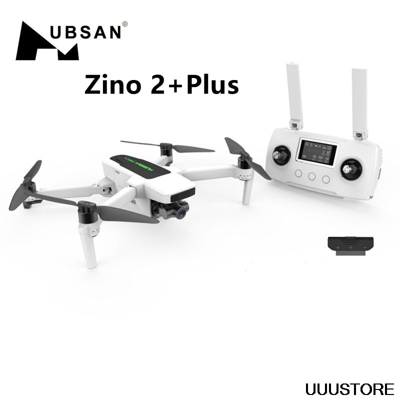 Hubsan Zino 2+Plus GPS Latest Syncleas 9KM FPV with 4K 60fps Camera 3-axis Gimbal 35mins Flight Time RC Drone Quadcopter
