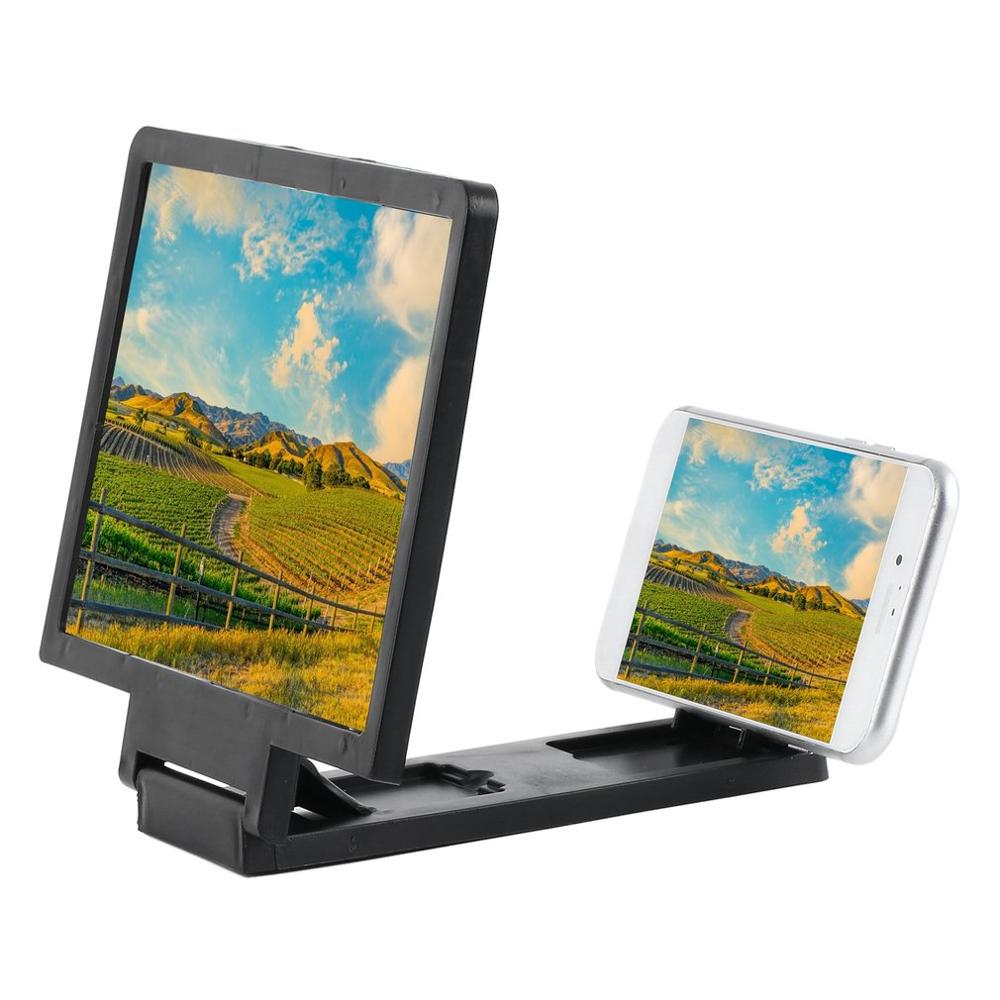 Mobile Phone Screen Magnifier Eyes Protection Display 3D Video Screen Amplifier Folding Expand Stand Holder For Old Young People